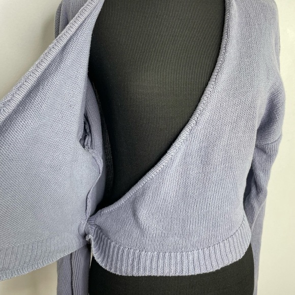 Dynamite lilac cotton wrapped around cardigan - Picture 6 of 9